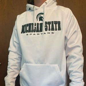 White Michigan State hoodie
